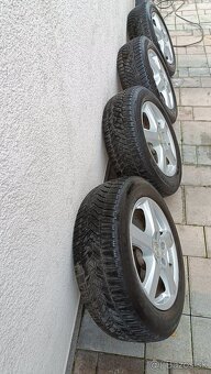 5x112 R16 HLINÍKOVÉ DISKY 205/60 R16 ZIMNÉ PNEUMATIKY - 4