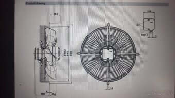 Ventilátor EBMPAPST s4e450-ga09-02 = 2ks - 4