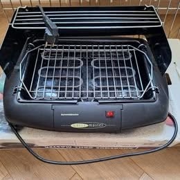 Praktický elektrický stolový barbeque + grilovací rošt, ná - 4