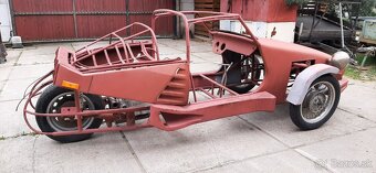 Predám rám z Velorexu, motor Yamaha XS 400 - 4