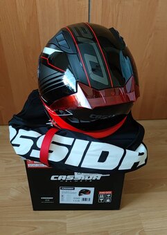 Predám novú moto prilbu Cassida Aero Drome + Pinlock - 4