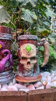 Fantasy 3D tlačené drziaky na plechovky – ručne maľované - 4
