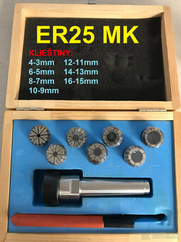 Predám klieštinvoé sady ER25, ER32, ER40 - 4