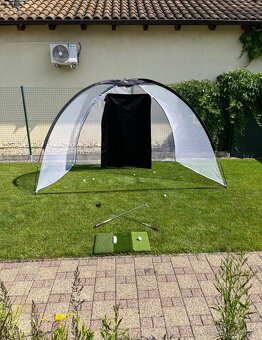 Golf.sada(12 palic a 2x bag), vozik, hitting mat, sietka. - 4