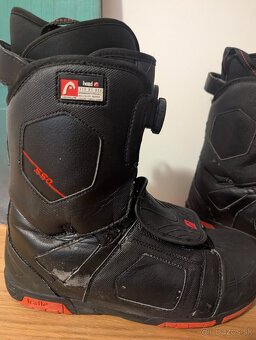 Snowboard a topánky - 4