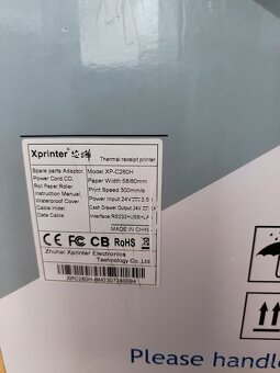 Predám termálnu tlačiareň Xprinter XP-C260H - Spoľahlivá a r - 4