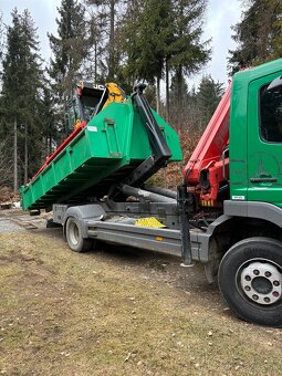 Mercedes 15T HÁKOVÝ NOSIČ KONTAJNEROV HYDRAULICKÁ RUKA - 4