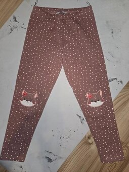 Mikiny,legíny vianočné 134/140 - 4