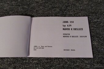 Jawa 350 originální návody - 4