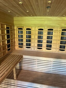 Sauna fínska a infra + ležadlá 2ks - 4