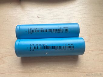 Články Li-ion 18650 2550mAh 7,5A - 4