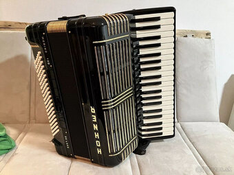 Akordeón, Hohner Morino + V 120 de Luxe, Cassotto, čierny - 4