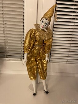 Pierot,porcelan,Italy,43cm - 4