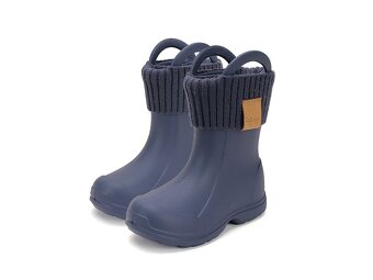 Detské zateplené gumáky DD Step – modré - 4