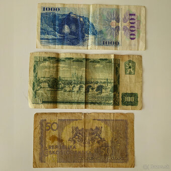 Československé staré bankovky - 4
