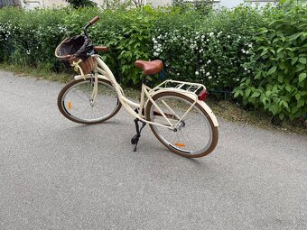 Štýlový dámsky mestský bicykel s košíkom – ako nový - 4