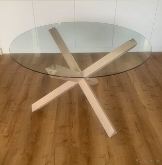 Jedálenský stôl Kave Home, priemer 120cm + DOVOZ ZDARMA - 4