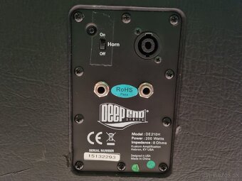 Basový reprobox Kustom DE210H - 4
