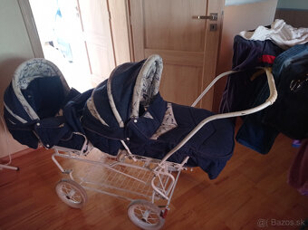 kočík pre dvojicky retro Knokin - 4