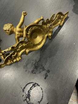 Predám mosadzny svietnik - 4