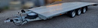 Predam privesny vozik 3500kg 3-napravy 6x2m - 4