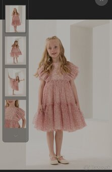 elegantné šaty pre dievča velk.128 - 4