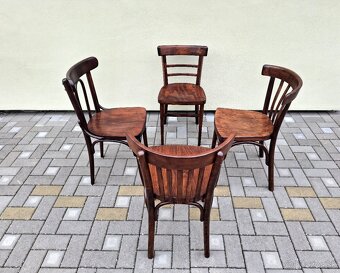 Celodřevěné židle TON, THONET po renovaci - 4