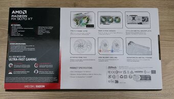 ASROCK Radeon RX 9070 XT Steel Legend 16G - 4