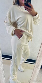Damska velurova talianska suprava creme - 4