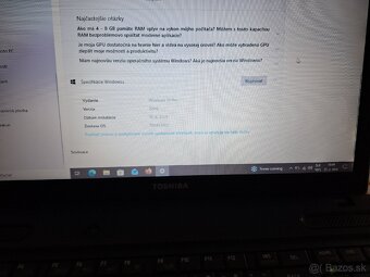 Predám notebook Toshiba - 4