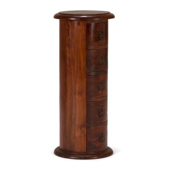 Okrúhla komoda so šuflíkmi Ø32cm (iba osobný odber) - 4