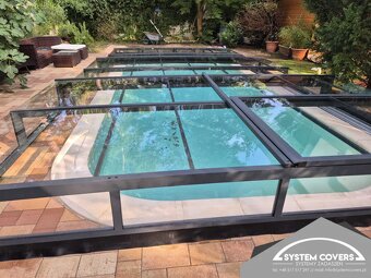 Zastrešenie bazéna, bazénu, 370 x 640 x 55 cm SYSTEM COVERS - 4