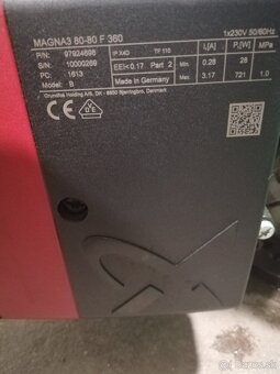 Grundfos Magna 3 80-80 F 360, obehové čerpadlo, 230V - 4