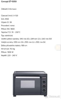 Concept ET-5050 - Mini rúra - 4