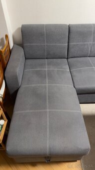 Moderná Rohová Rozkladacia Sedačka Kirsten IV - 4