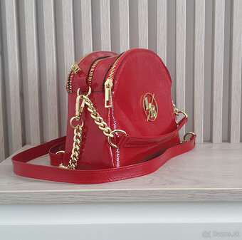 Nová červená LB kabelka - 4