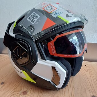 Silniční překlápěcí moto přilba LS2 Advant Codex - 4