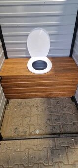 Kadibudka, toaleta, latrína, záchod záhrada, WC - nová - 4