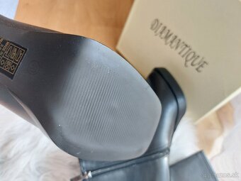 Čierne topánky na podpätku 40 - 4