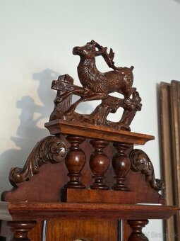 Predám funkčné starožitné hodiny ALTDEUTSCHE (židovky) s jel - 4