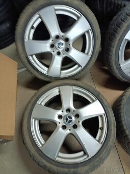 ❄️zimnná 4ks alu disky orig. MB 5x112 R17 pneu 205/45 R17 - 4