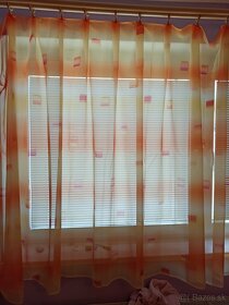 Oranžová záclona 150x400cm (VxŠ) - 4