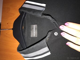 EMPORIO ARMANI originál damske polotricko black S - 4