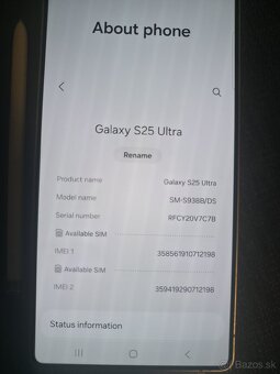 Samsung galaxy S25 Ultra 1Tb - 4