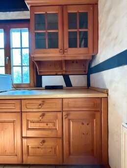 Kuchyňská linka z masivu do L-ka, se spotřebiči,5672 - 4