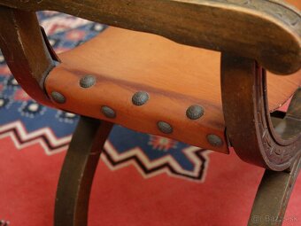 Starožitné kreslo Dagobert - 4