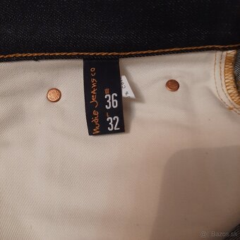Pánske džínsy Nudie jeans rad rufus dry deluxe W36 L32 - 4