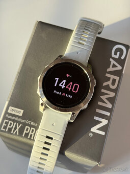 Predám Garmin Epix Pro (Gen2) - 47 mm Sapphire Titanium - 4