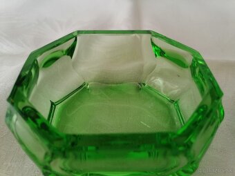 Hutné sklo - zelené - 4