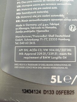 Motorový olej 5W-30 HX8 - 4